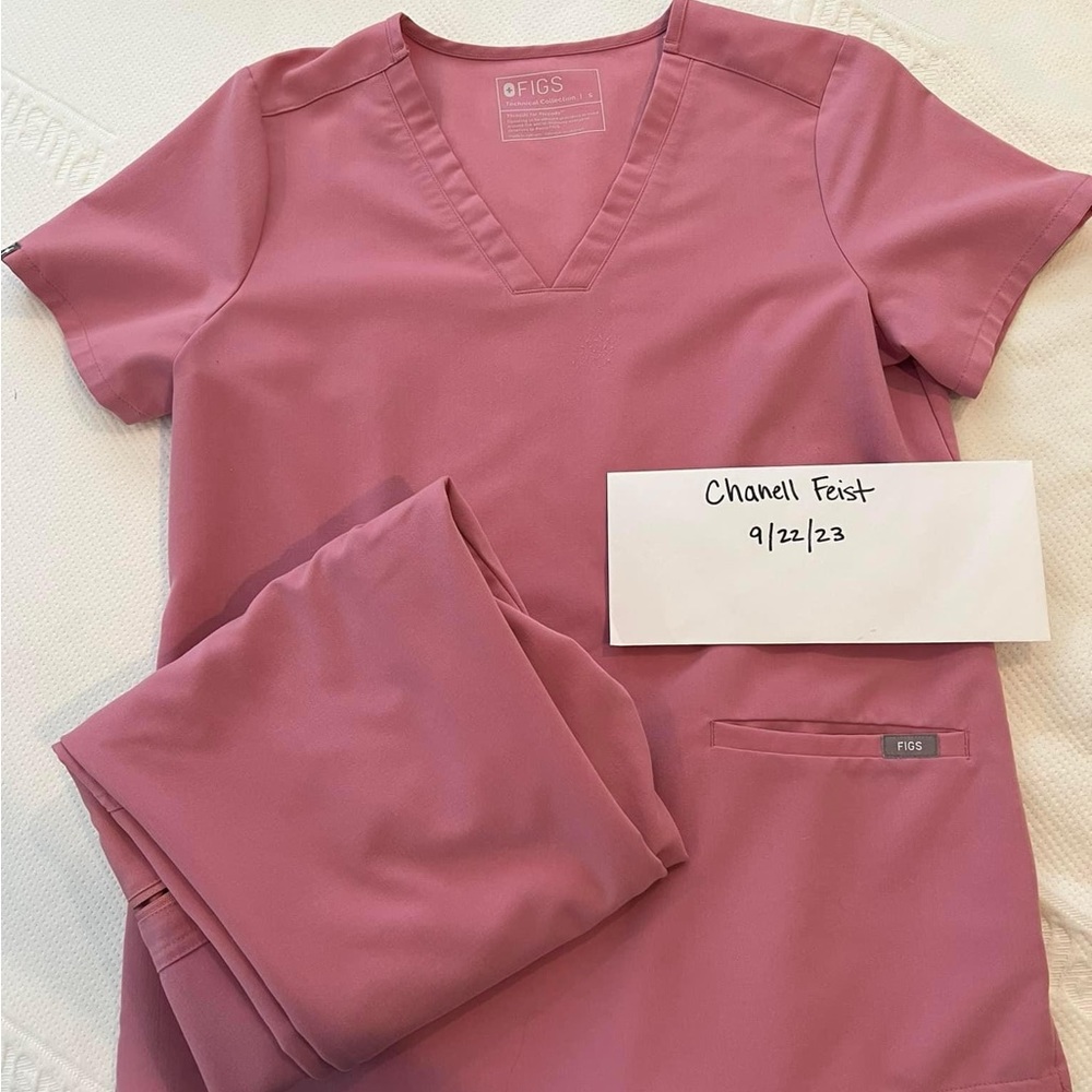 Limited edition Chalk pink small/regular Zamora joggers & small Casma top.